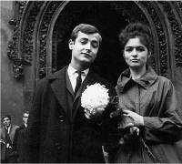 Svatba Heleny Pkn (m milenky rovn z roku 1965) s Janem Samohelem, pozdji Ginsbergovm milencem. 